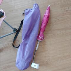 子供用アウトドアチェア　ピンク系の画像