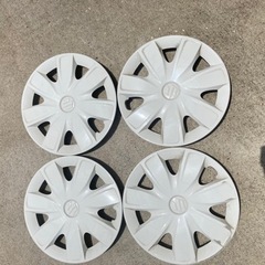 車のパーツ タイヤ、ホイール　165/70R14 ソリオ純正ホイール　タイヤ付きの画像