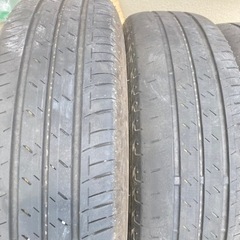 車のパーツ タイヤ、ホイール　165/70R14 ソリオ純正ホイール　タイヤ付きの画像