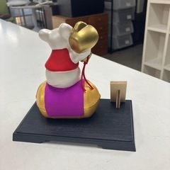 ☆値下げ☆K2406-487 干支置物 昭峰作 ネズミ 中古の画像