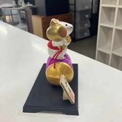 ☆値下げ☆K2406-487 干支置物 昭峰作 ネズミ 中古の画像