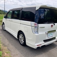 ステップワゴン 車検7年6月 12万㌔ ナビ 両側電動 TV Bカメラ エアロの画像