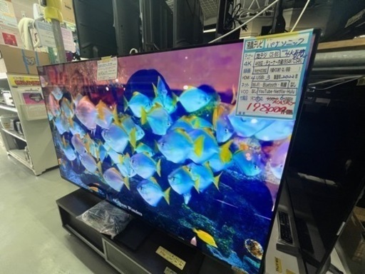配達可【パナソニック】65v有機ELテレビ★2022年製　クリーニング済/6ヶ月保証付　管理便号11506