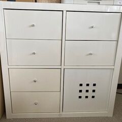 IKEA　KALLAX　カラックス＋引き出し６＋ボックス