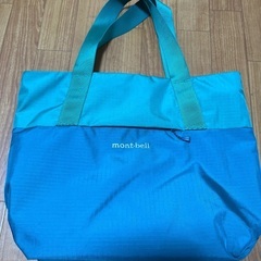 mont-bell トートバッグ　エメラルドグリーン