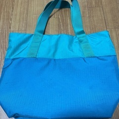 mont-bell トートバッグ　エメラルドグリーンの画像