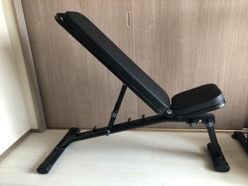 リーディングエッジ LE-B80 トレーニングベンチ マルチポジション 折り畳み式 耐荷重300kg 角度調整機能 フラットベンチ インクラインベンチ デクラインベンチ