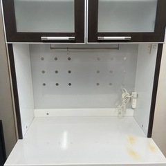 N652★ユーアイ製★レンジボード★カップボード★食器棚★幅770mmの画像