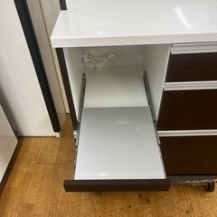 N652★ユーアイ製★レンジボード★カップボード★食器棚★幅770mmの画像