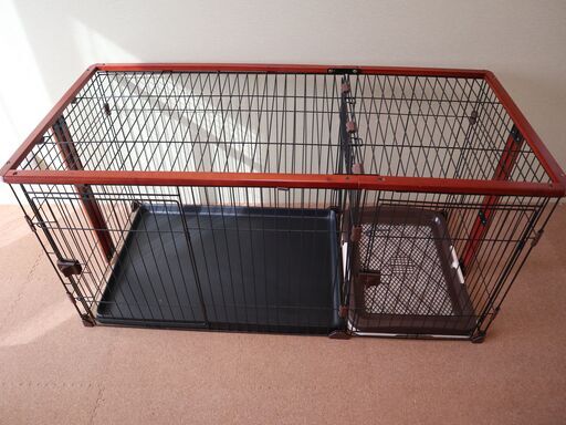 犬用ケージ　トイレ付　（ペットサークル）