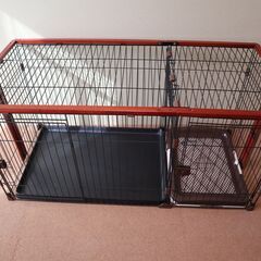 犬用ケージ　トイレ付　（ペットサークル）