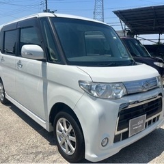 【支払総額17.8万円】h25年式タントカスタム後期型 人気のパール車検令和8年6月機関良好 パワスラ フルセグTV エアコンバッチリ 修復歴無しの画像