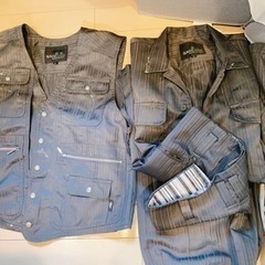 【19日16時まで】作業服3着セット　Mサイズの画像