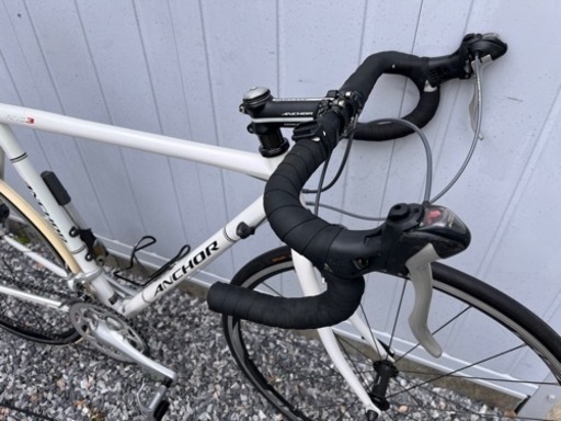 ブリヂストンアンカーRNC3クロモリスチールロードバイクローラー台付き自転車 クロスバイク