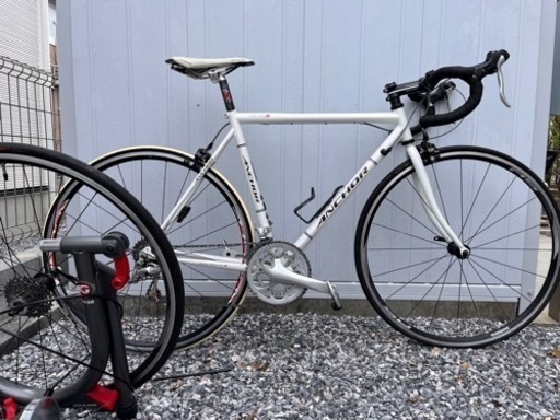 ブリヂストンアンカーRNC3クロモリスチールロードバイクローラー台付き自転車 クロスバイク