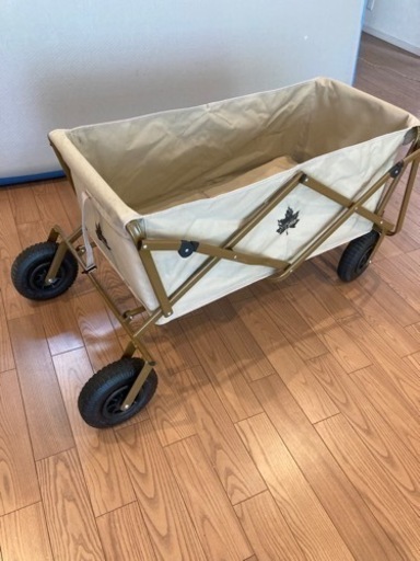 最終値下げ！logos キャリーワゴン　中古　キャンプ