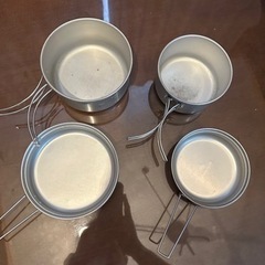 【値下げ】スノーピーク snow peakアルミクッカーセットの画像