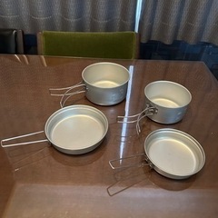 【値下げ】スノーピーク snow peakアルミクッカーセットの画像