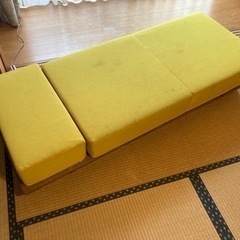 家具 ソファ 3人掛けソファ　ブロッククッション