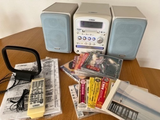 ビクターメモリーコンポUX-QM7 CD付き