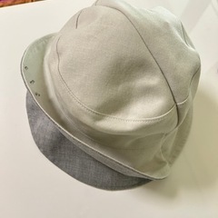 リバーシブル帽子　未使用の画像