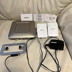バッファロー無線routerと中継機2台