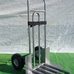 TOOL ICHIBA 製　荷台折畳式６輪式 段差カート 階段台車 階段昇降運搬車 階段運搬車 ＨＴ2206 2輪変身キット付の画像