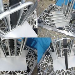 TOOL ICHIBA 製　荷台折畳式６輪式 段差カート 階段台車 階段昇降運搬車 階段運搬車 ＨＴ2206 2輪変身キット付の画像