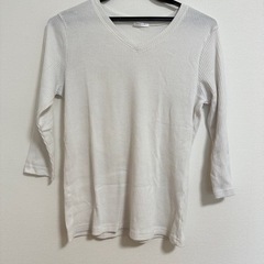 ハニーズ 7分袖カットソー 春夏VネックトップスTシャツ