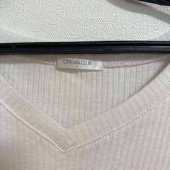 ハニーズ 7分袖カットソー 春夏VネックトップスTシャツの画像