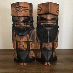 アイヌ 木彫 置物