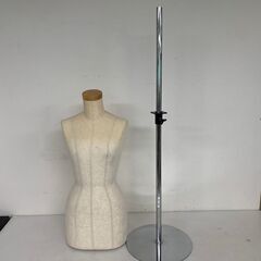 【ジモティ限定特価】 トルソー マネキン レディース アイボリー 簡単組立 S0106の画像