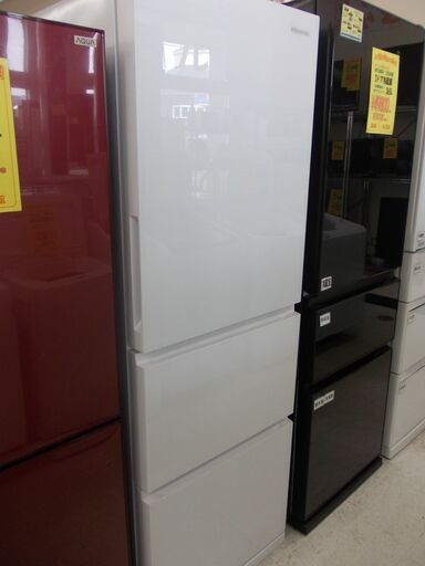 Hisense　３ドア冷蔵庫　HR-G3601W　2021年製　358L