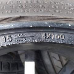 17インチホイールタイヤ4本セットの画像