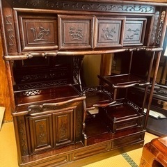 差し上げます　アンティーク　家具 収納家具 キャビネット
