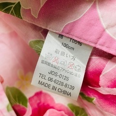 今日明日お引き取りできる方限定子供浴衣♡帯セット♡美品　100センチの画像