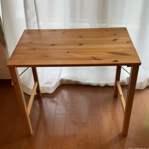 無印良品　パイン材テーブル・折りたたみ式\n