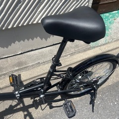 《売約済》【武蔵小山】【実質表示価格より最大２０％お値引き！！】 保管品　自転車　街乗り　町乗り　ちょい乗り　チャリ　ママチャリ　　検　20インチ　カゴ　籠　付き　ギア　6段変速　折りたたみ　おりたたみ　折りたたみ自転車　おろたたみ自転車　bicycle folding bike の画像