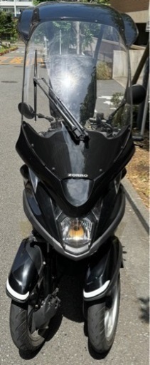 ヤマハトリシティ125 ゾロ屋根ボックス付BeamsマフラーYSSリアサス