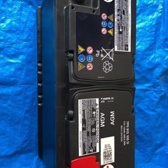 アウディA6 純正 バッテリー VARTA AGM 105Ah ...