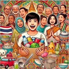 タイの人々を笑顔に！皆さんの優しさを届けよう