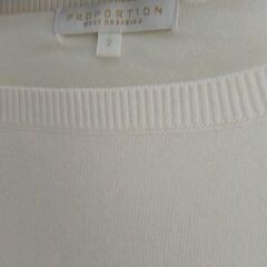 proportion 袖レースニットセーターの画像