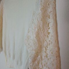 proportion 袖レースニットセーターの画像