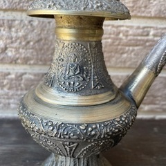 アンティーク　ネパール　真鍮　水差しの画像