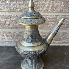 アンティーク　ネパール　真鍮　水差し