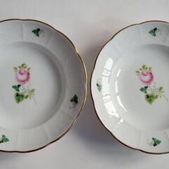 未使用【ヘレンド】小皿2枚セット(箱つき)