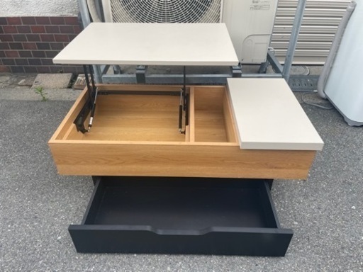 【中古】ストール リビングテーブル 【リフトアップ センターテーブル ＣＴ ＬＴ 家具 日本製】