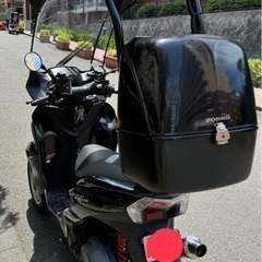 ヤマハ　トリシティ125 ゾロ屋根　ボックス付　Beamsマフラー　YSSリアサス　グリップヒーターの画像