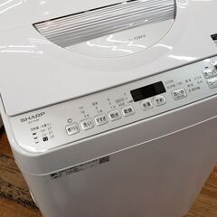 SHARP 2022年製 たて型洗濯乾燥機 ES-TX5Fの画像