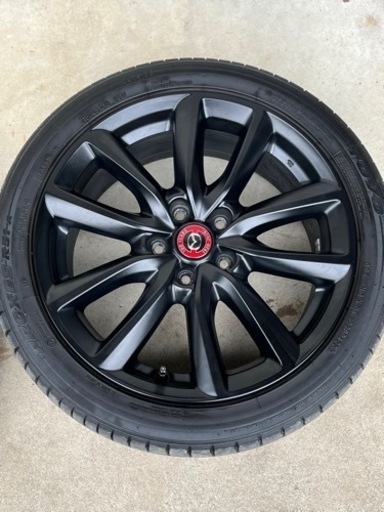 マツダ　MAZDA3　タイヤセット　アルミホイールマットブラック（18×7.0Ｊ）　B0N6V3810